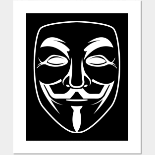 Anonymous Mask Posters and Art